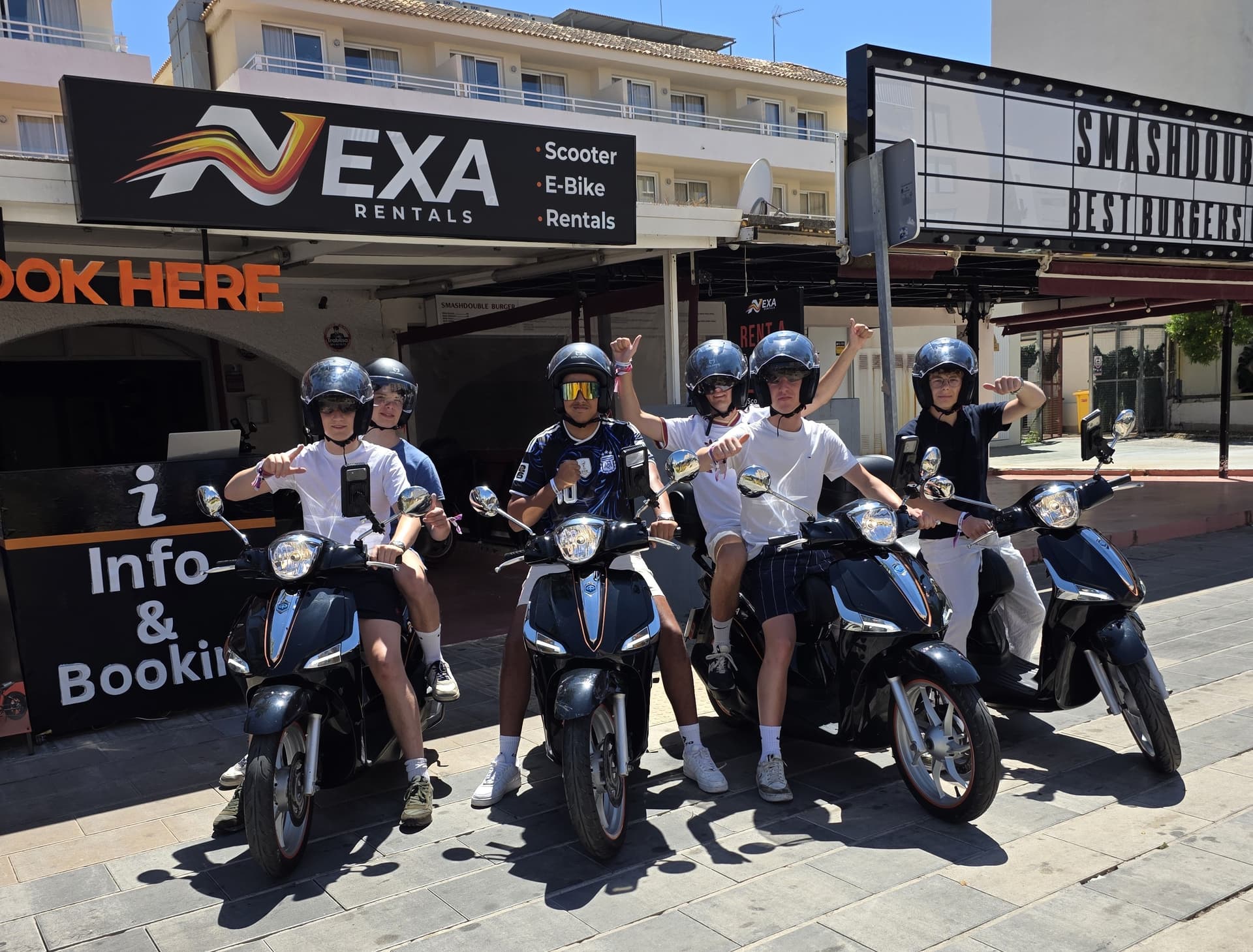 Scooter 125cc a noleggio a Magaluf con NEXA Rentals