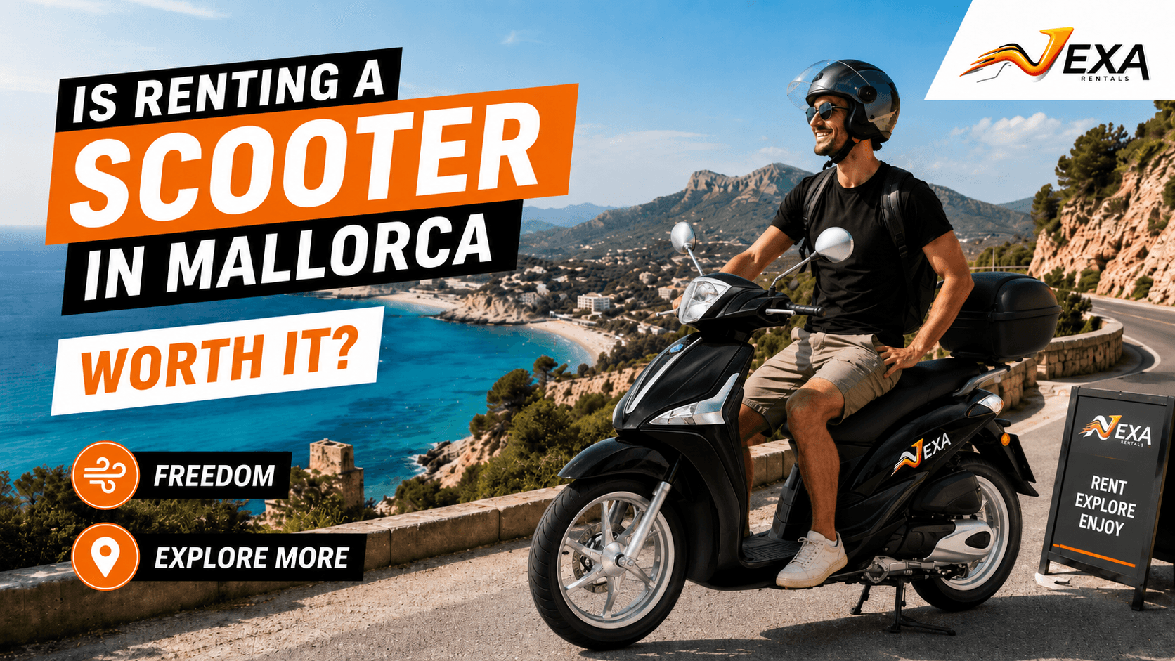 Is renting a scooter in Mallorca worth it for tourists